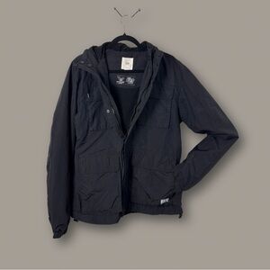 Men's Black Hooded field Jacket